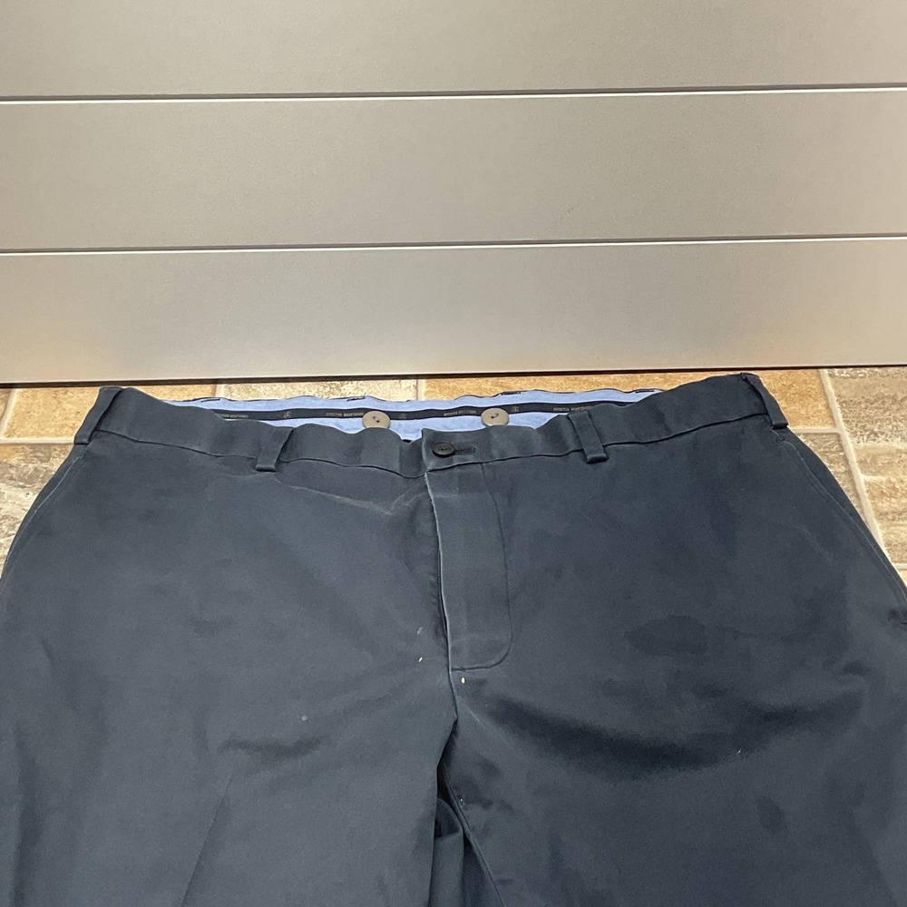 Brooks Brothers Advantage Chino Stretch Clark Fit Navy Blue Pants 38x30